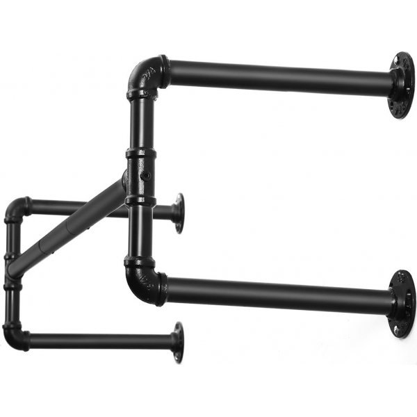 Commander Kleiderstange, 2er-Pack - Schwarz Commander Kleiderstange, 2er-Pack - Schwarz