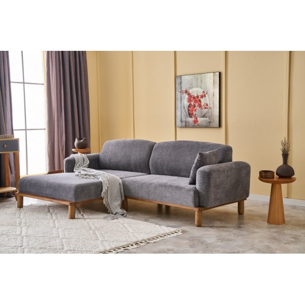 Reims Diwansofa links - Grau