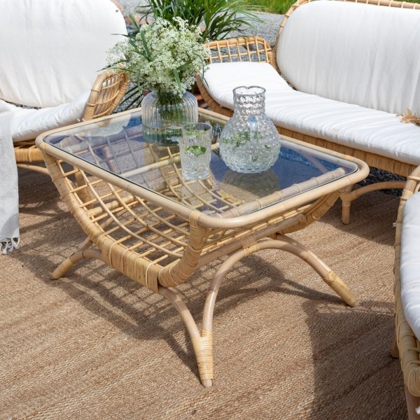 Moana Couchtisch - Natur/Transparent