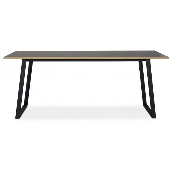 Edge Esstisch 190x90 - Graues Hochdrucklaminat (HPL) + Fleckentferner fr Mbel