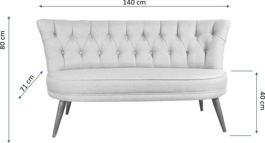Richland Loveseat 2-Sitzer-Sofa - Grau