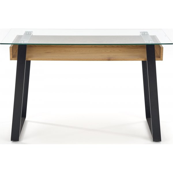 Emma Schreibtisch 120 x 60 cm - Eiche/Schwarz