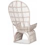 Mandarin Pfau Stuhl - Whitewash