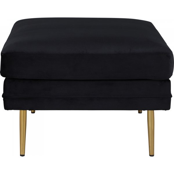 Savanna Hocker - Schwarzer Samt Savanna Hocker - Schwarzer Samt