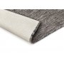 Flachgewebter Teppich Sandby Stjrna - Grau/Wei