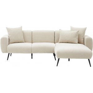 Flanko Diwansofa Creme - rechts