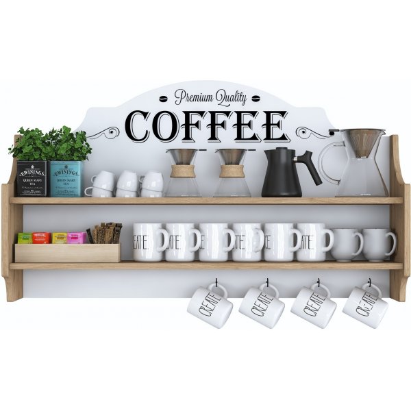 Jericho Regal 137 - Walnuss/Wei