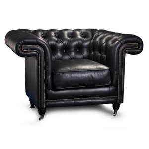 Chesterfield Manchester Ledersessel - Farbe whlbar