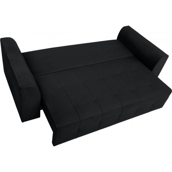Royal 3-Sitzer Schlafsofa - Schwarz