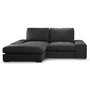 Quattro Lounge Diwansofa 225 cm - Dunkelgrau