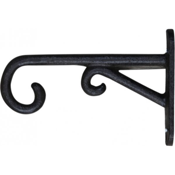 Doppelter Ampelhaken 12 x 8 cm - Schwarz