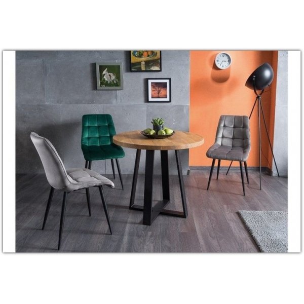 Vasco Esstisch Ø80 cm - Eichenlaminat Vasco Esstisch Ø80 cm - Eichenlaminat