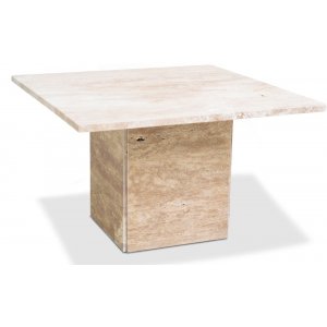 Level Couchtisch 75x75 cm - Travertin