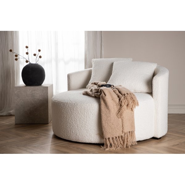 Kelso 2-Sitzer-Sofa - Weißer Teddy Kelso 2-Sitzer-Sofa - Weißer Teddy