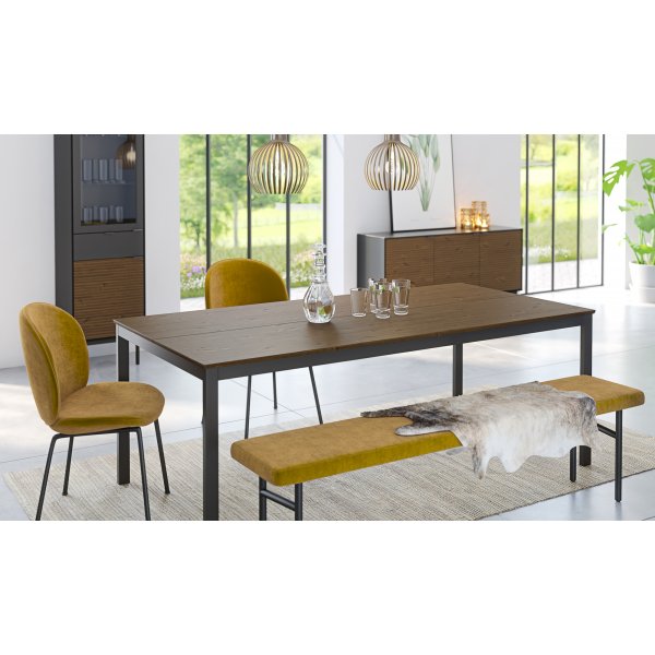 Soma Esstisch 200 x 98 cm - Schwarz/espresso Soma Esstisch 200 x 98 cm - Schwarz/espresso