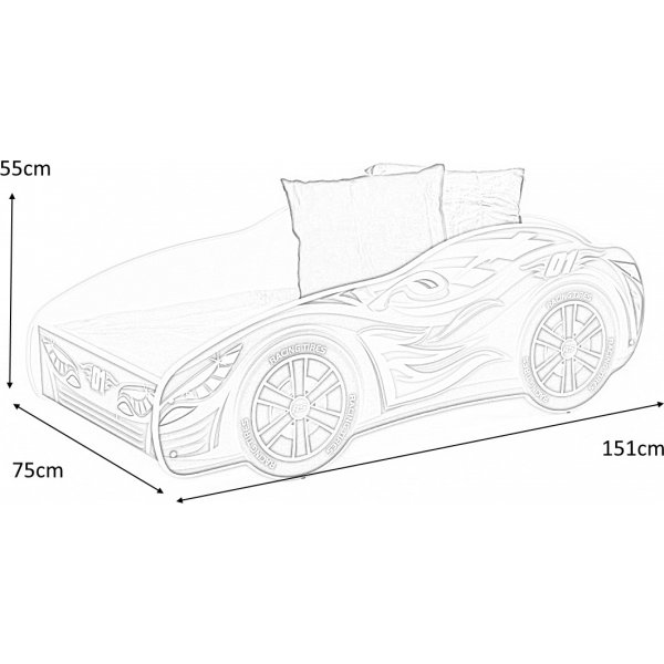 Racer Kinderbett - Formel 1 Racer Kinderbett - Formel 1