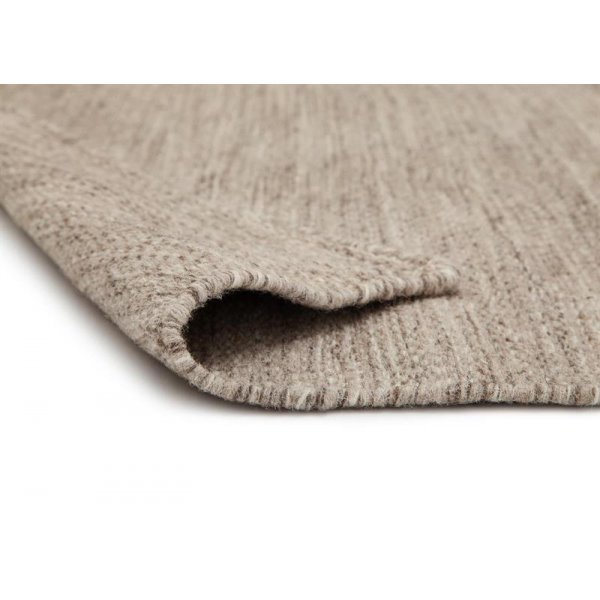 Wollteppich Tamela - Leinen