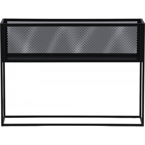 Teo-Reliefregal - Schwarz