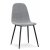 Carisma-Stuhl aus grauem Stoff