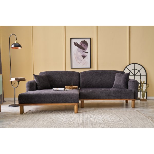 Reims Diwansofa links - Anthrazit