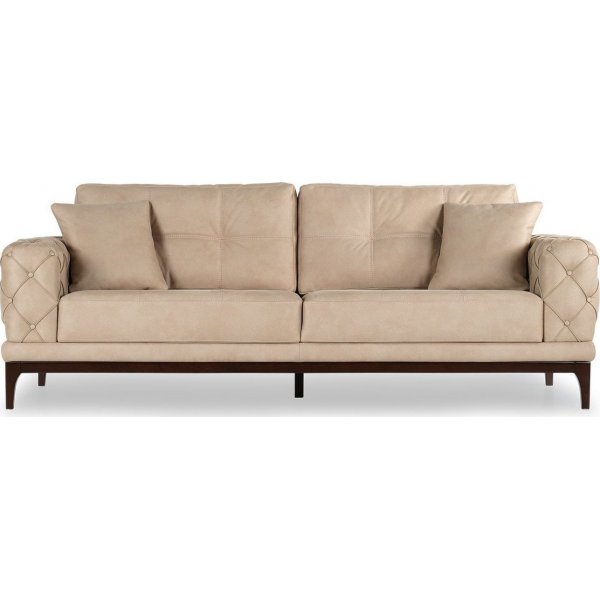 Lale 3-Sitzer Schlafsofa - Creme