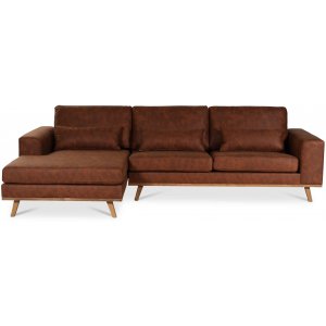 Ranger Diwansofa links - Cognac Leder