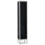 Revel weie Vitrine 200 x 40 cm - getntes Glas