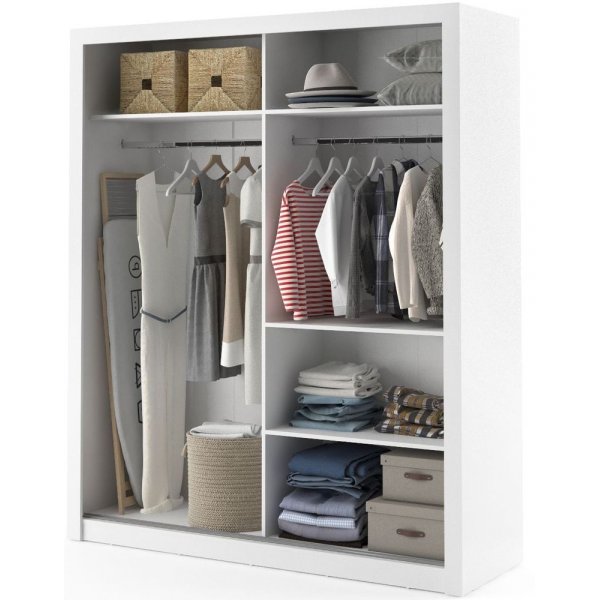 Mervyn garderobe - Weiß Mervyn garderobe - Weiß