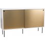 Volume Sideboard 132 cm - Wei/Messing