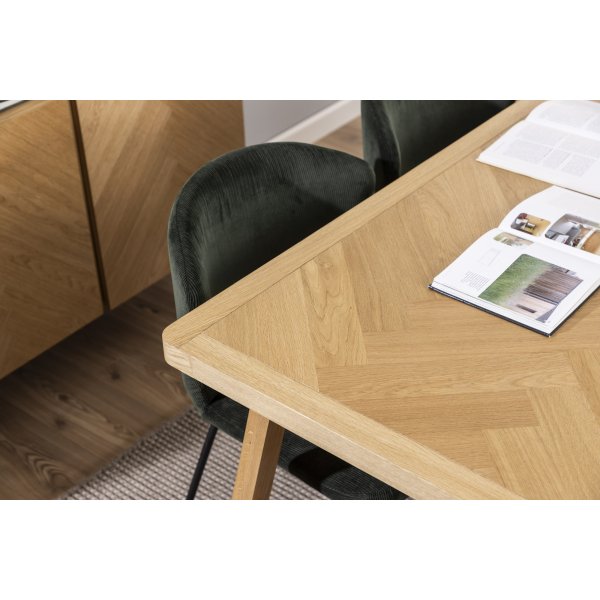 Galway Esstisch 200 cm - Eiche/schwarz Galway Esstisch 200 cm - Eiche/schwarz