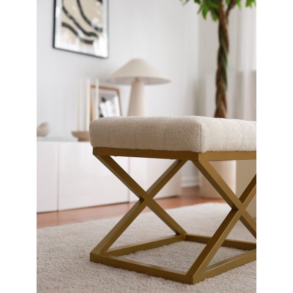 Altin Hocker - Creme