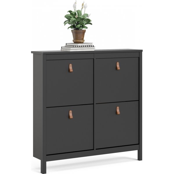 Schuhschrank Madrid - Schwarz Schuhschrank Madrid - Schwarz