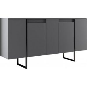 Lux Sideboard Anthrazit/Schwarz