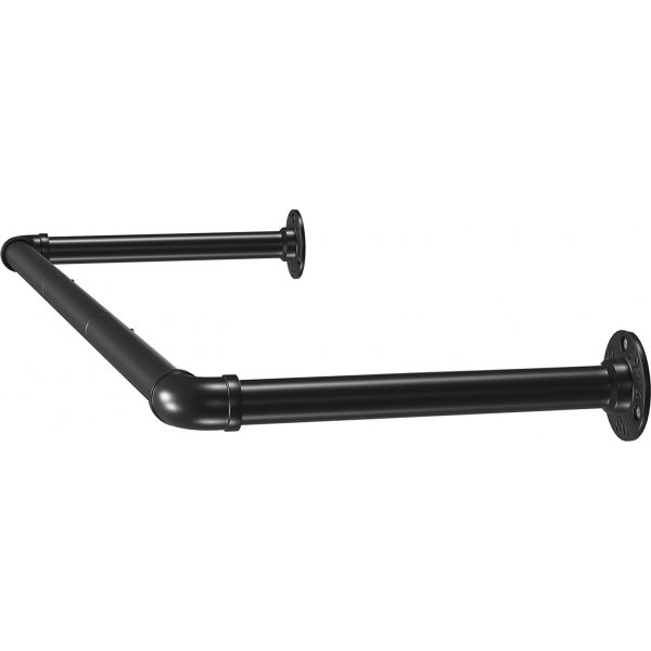 Adjutant Kleiderstange, 2er-Pack - Schwarz Adjutant Kleiderstange, 2er-Pack - Schwarz