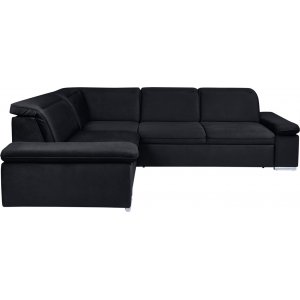 Darby Ecksofa links - Schwarz