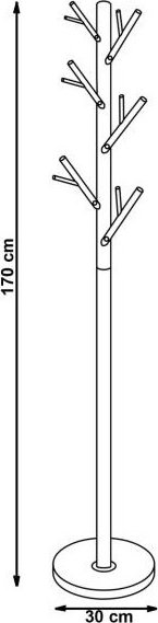 Chantel Kleiderhänger - Nickel Chantel Kleiderhänger - Nickel