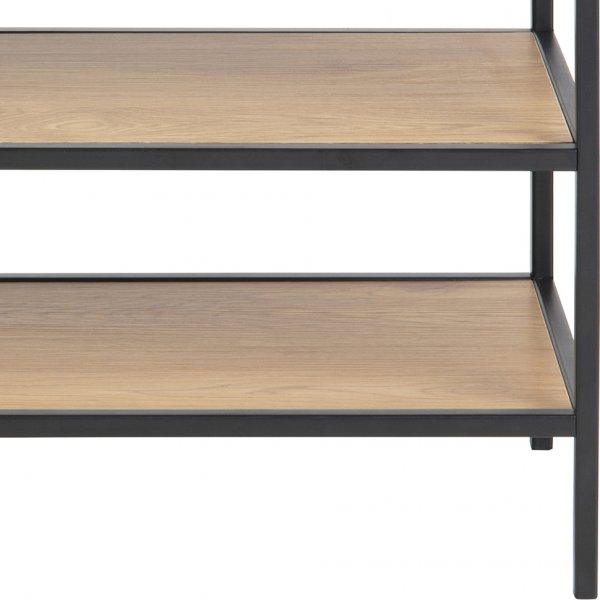 Seaford Schuhregal 50 cm - Eiche/schwarz