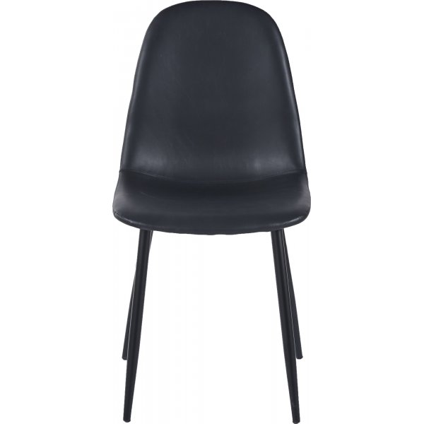 Stuhl schwarz PU - Bjurträsk Stuhl schwarz PU - Bjurträsk