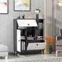 Schrank Sindy - Schwarz/Wei