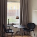 Kundenbild Rondo-Sessel aus schwarzem Samt
