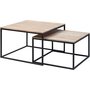 Melissa Tisch 75x75 | 65x65 cm - Holz/schwarz