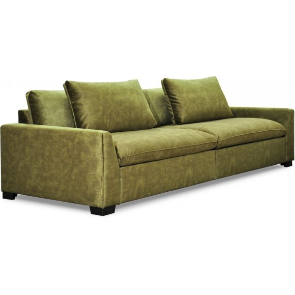 Sofa Gabby - Moosgrüner Samt Sofa Gabby - Moosgrüner Samt