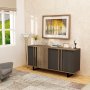 Deko-Sideboard - Nussbaum/Anthrazit