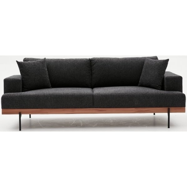 Liva 3-Sitzer-Sofa - Anthrazit