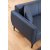 Belissimo 3-Sitzer-Sofa - Blau