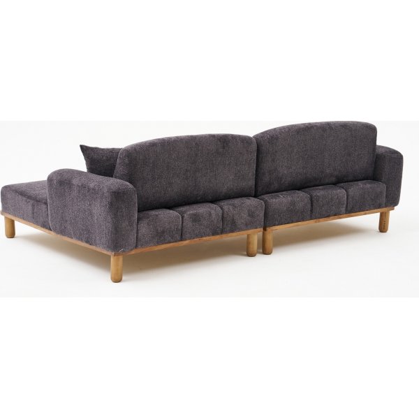 Reims Diwansofa rechts - Anthrazit