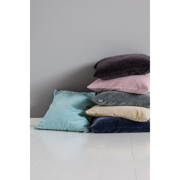 Aletta Kissenbezug 50x50 cm - Hellgrau