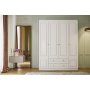 Inci Kleiderschrank 140 x 50 x 182 cm - Wei