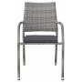Ida Outdoor-Kissen Anthrazit