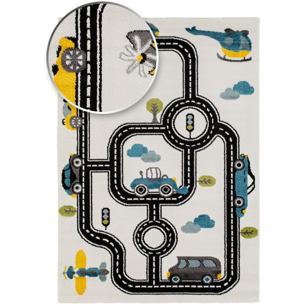 Kinderteppich Macie Väg - Weiß Kinderteppich Macie Väg - Weiß